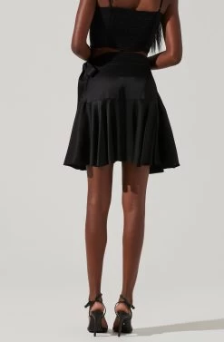 Ellery Ruffle Mini Skirt 28 Ellery Ruffle Mini Skirt -Chic Outfit Shop ACS9122 BLACK 3