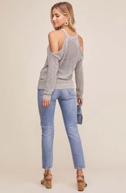 Janet Sweater -Chic Outfit Shop ACT12348 HEATHER GREY 5