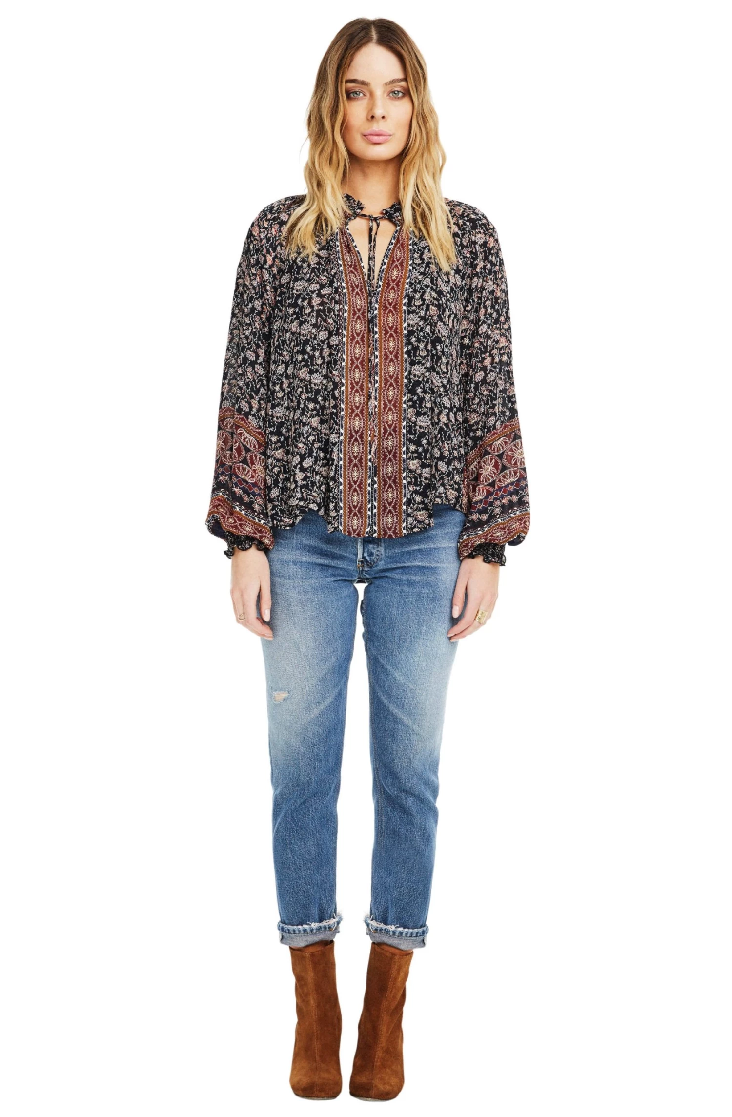 Clara Patterned Top 3 Clara Patterned Top