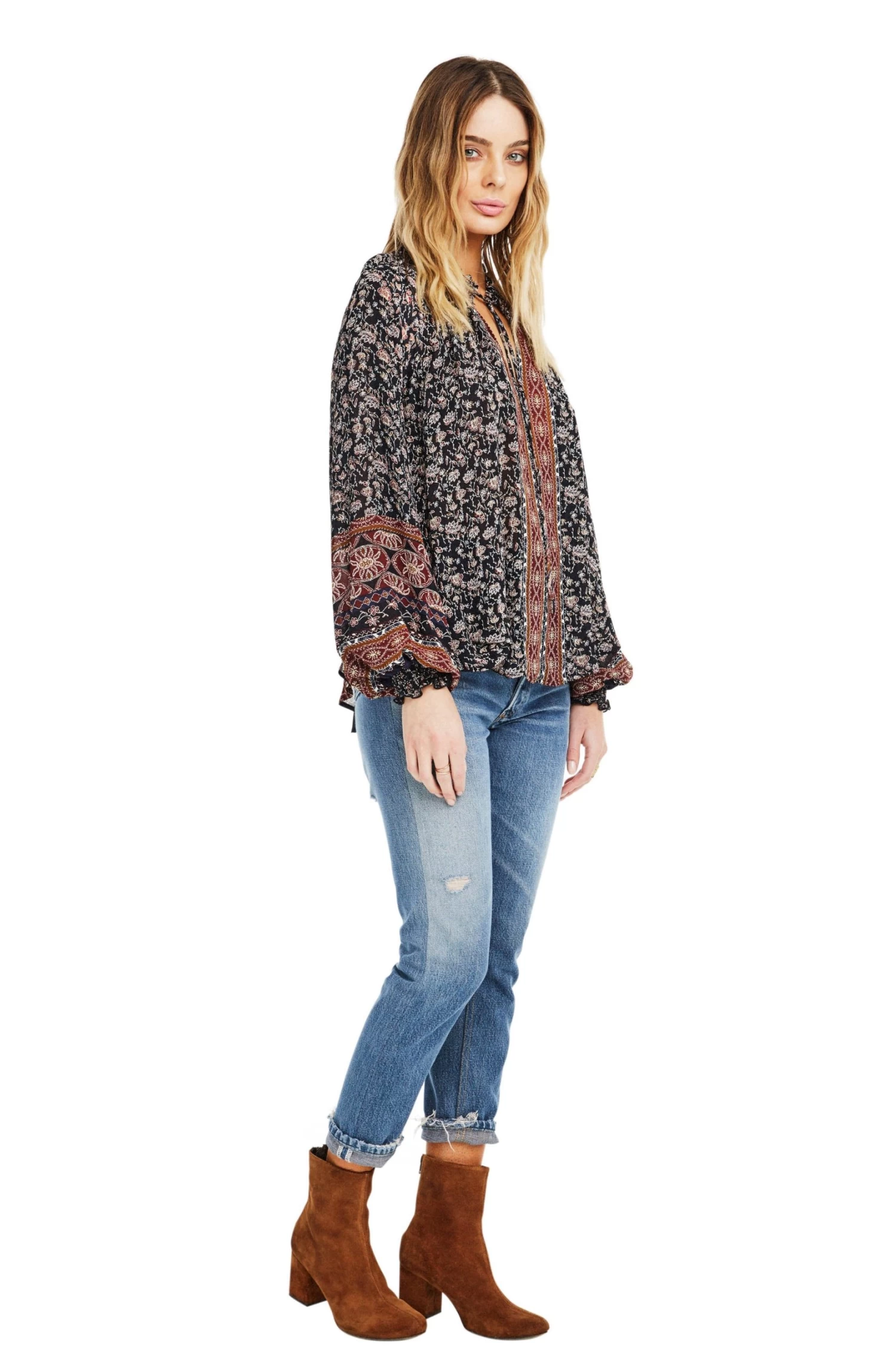 Clara Patterned Top 4 Clara Patterned Top - Image 2