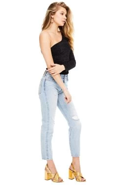 Alina Bodysuit -Chic Outfit Shop ACT12829 BLACK SPARKLE 02