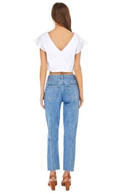 Jenna Top 9 Jenna Top -Chic Outfit Shop ACT13278 WHITE 03