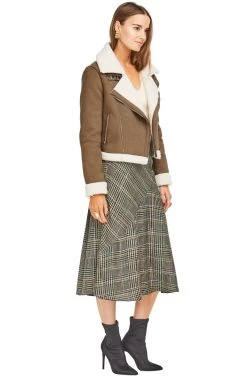 Quincy Moto Jacket 8 Quincy Moto Jacket -Chic Outfit Shop ACT13736 CARAMEL IVORY 02