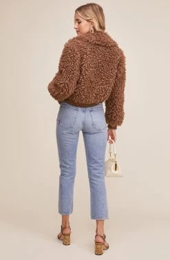 Phoenix Jacket -Chic Outfit Shop ACT13738 MOCHA 6