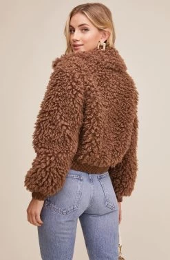 Phoenix Jacket -Chic Outfit Shop ACT13738 MOCHA 7