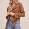Venice Moto Jacket -Chic Outfit Shop ACT13785 CARAMEL 3