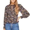 Lorraine Peplum Top -Chic Outfit Shop ACT13904 BLACK MULTI FLORAL 00 90d149e2 edbe 493a 8a5b ec7f35bfdcc5