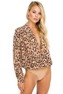 Surplice Leopard Bodysuit 12 Surplice Leopard Bodysuit -Chic Outfit Shop ACT13952C LEOPARD PRINT 05 19ea5844 7e14 46e6 ba65 82c7c3503f2f