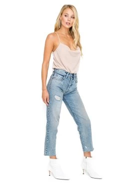 Cowl Neck Cami Bodysuit -Chic Outfit Shop ACT15103B BLUSH 03 5657d55c fde4 4d16 b20b 6be64651480f