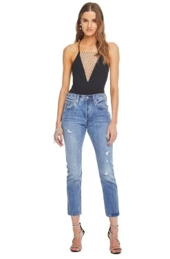 Boom Boom Bodysuit -Chic Outfit Shop ACT15146 BLACK 01