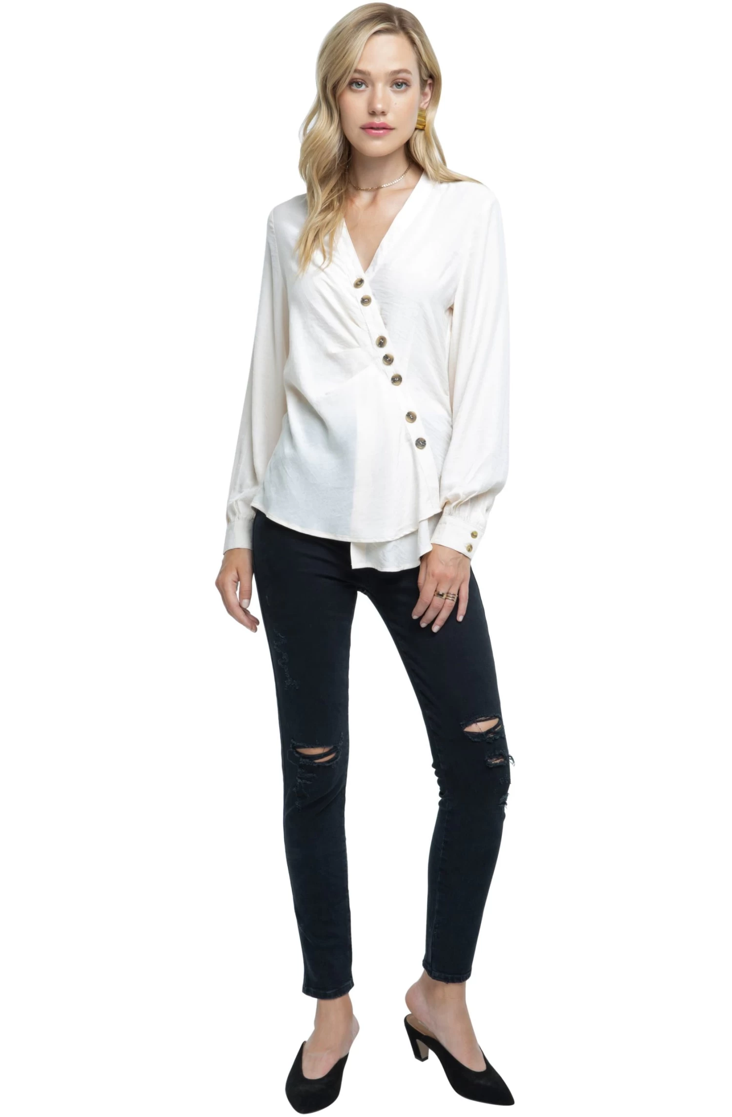 Cross Over Blouse 4 Cross Over Blouse - Image 2