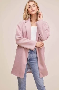 One Button Closure Topcoat