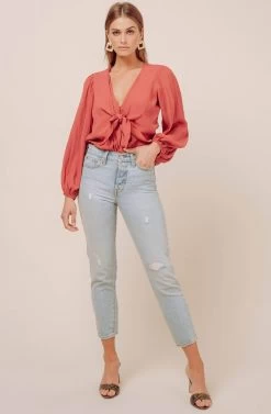 Cory Long Sleeve Bodysuit -Chic Outfit Shop ACT15310L RASPBERRY 3