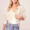 Bardot Jacket -Chic Outfit Shop ACT15328 NATURAL 3