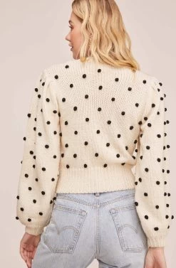 Aidy Sweater 9 Aidy Sweater -Chic Outfit Shop ACT15474 CREAM BLACK DOT 4