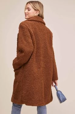 Freddie Coat 18 Freddie Coat -Chic Outfit Shop ACT15475 CHESTNUT 7