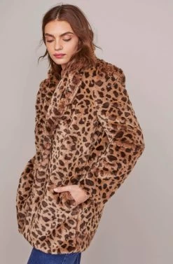 Inez Leopard Coat 10 Inez Leopard Coat -Chic Outfit Shop ACT15519 LEOPARD 2A