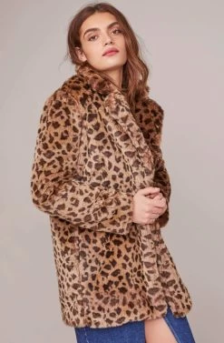 Inez Leopard Coat 9 Inez Leopard Coat -Chic Outfit Shop ACT15519 LEOPARD 4A