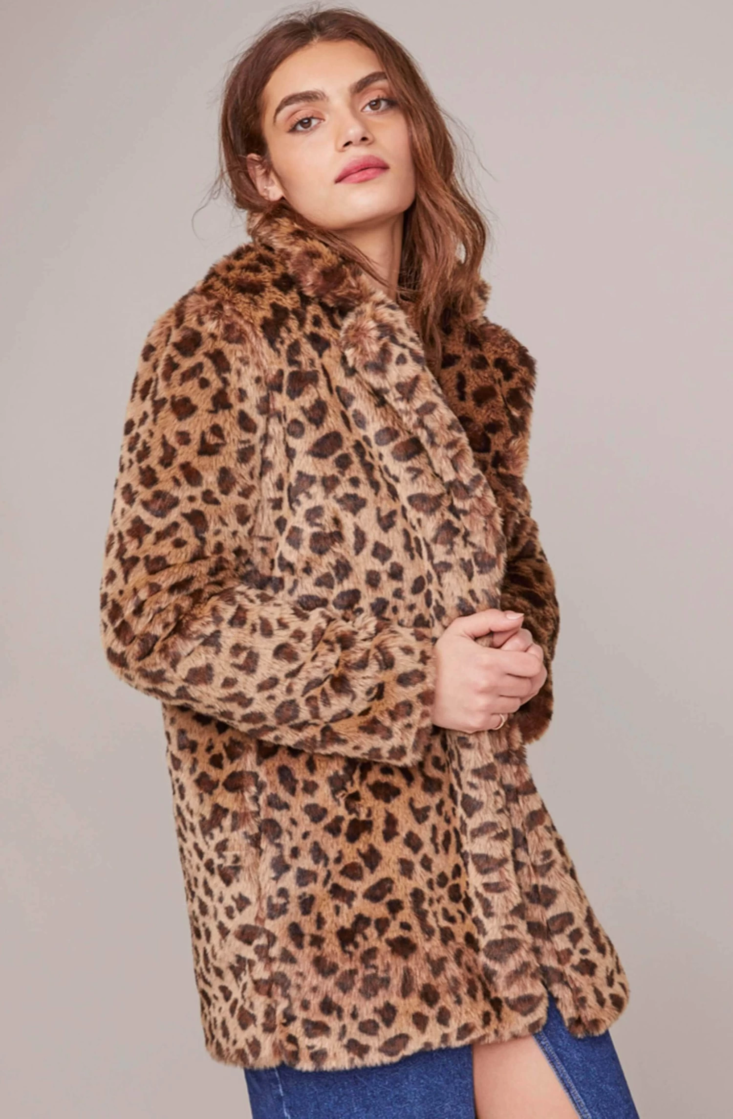 Inez Leopard Coat 5 Inez Leopard Coat - Image 3