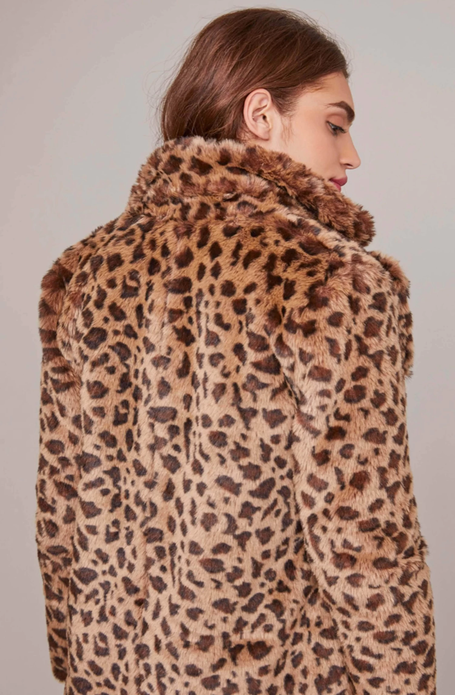 Inez Leopard Coat 7 Inez Leopard Coat - Image 5