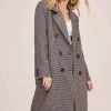 Vernon Houndstooth Coat -Chic Outfit Shop ACT15538B BLACK WHITE HOUNDSTOOTH 3