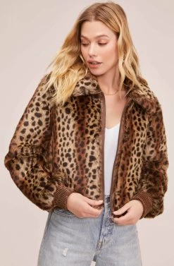 Remy Leopard Jacket -Chic Outfit Shop ACT15588 LEOPARD SHADOW 2