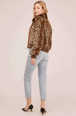Remy Leopard Jacket -Chic Outfit Shop ACT15588 LEOPARD SHADOW 4