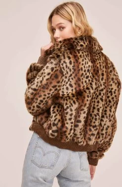 Remy Leopard Jacket -Chic Outfit Shop ACT15588 LEOPARD SHADOW 5