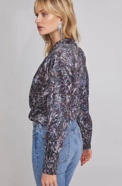 Yvette Bodysuit -Chic Outfit Shop ACT15601 PRINTED SEQUINS 4