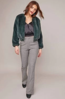 Frankie Jacket -Chic Outfit Shop ACT15605 FOREST GREEN 3A