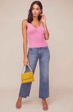 Splendour Sweater -Chic Outfit Shop ACT15732 PINK LILAC 1