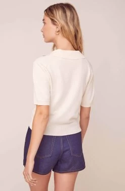 Leona Sweater 11 Leona Sweater -Chic Outfit Shop ACT15740 IVORY 5