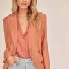 Allegra Oversized Blazer -Chic Outfit Shop ACT15839 BAKED CLAY 2A