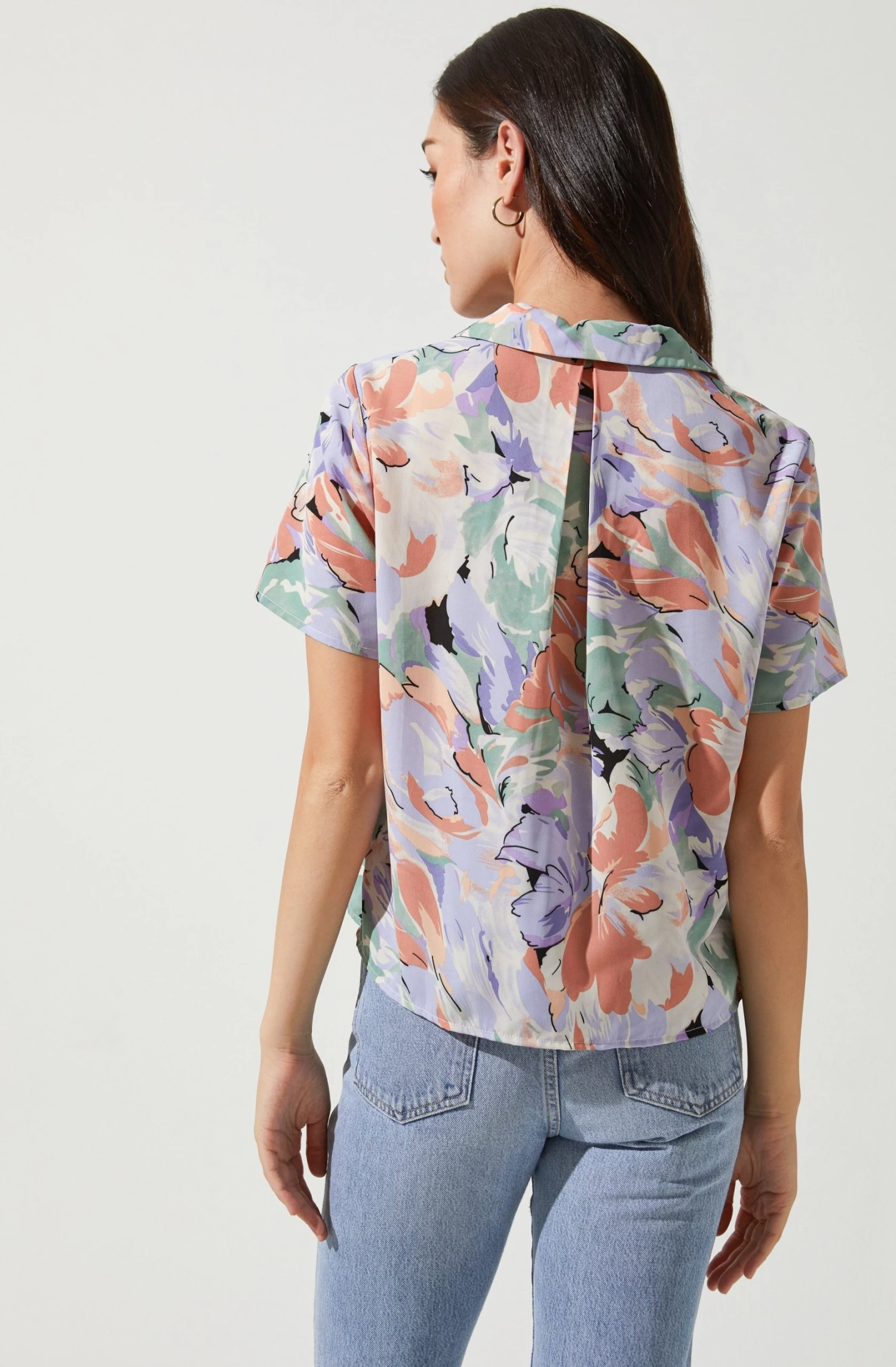 Tourist Floral Button Down Top 6 Tourist Floral Button Down Top - Image 4