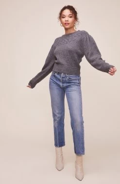 Samantha Sweater 23 Samantha Sweater -Chic Outfit Shop ACT16194 GRAY 1