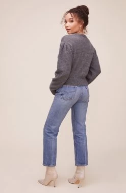 Samantha Sweater 24 Samantha Sweater -Chic Outfit Shop ACT16194 GRAY 4