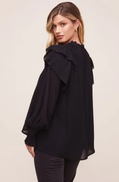 Rashida Top -Chic Outfit Shop ACT16240VG BLACK 6