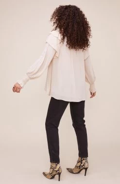 Rashida Top -Chic Outfit Shop ACT16240VG OAT 3