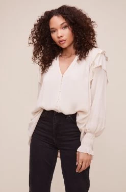 Rashida Top -Chic Outfit Shop ACT16240VG OAT 6