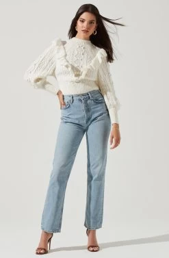 Judy Sweater 8 Judy Sweater -Chic Outfit Shop ACT16264 IVORY 1