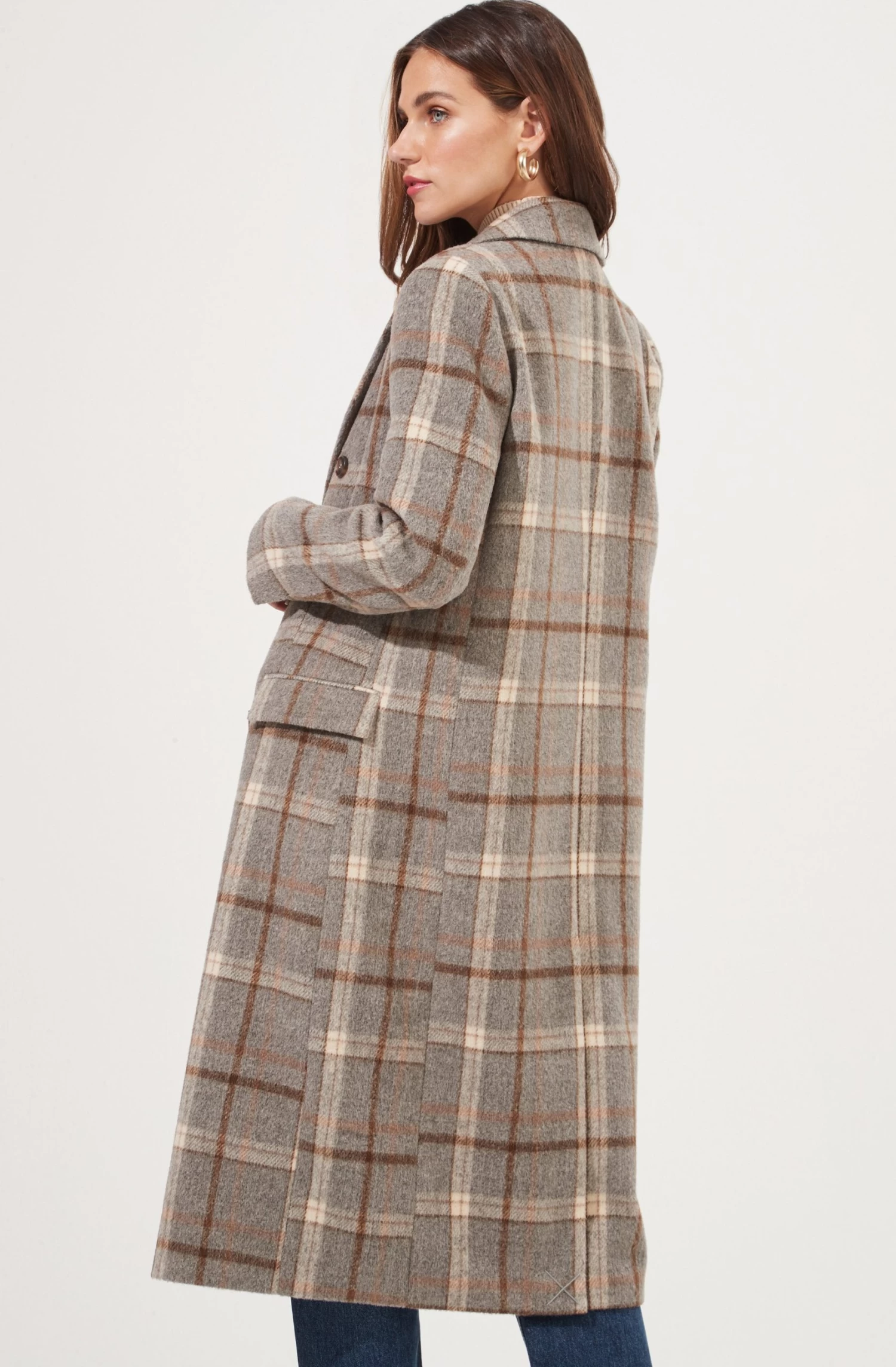 Raquel Plaid Double Breasted Coat 4 Raquel Plaid Double Breasted Coat - Image 2