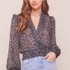 So Exotic Animal Print Long Sleeve Top 2 So Exotic Animal Print Long Sleeve Top -Chic Outfit Shop ACT16455 BLACKANIMAL 1