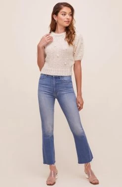 Giana Pearl Embellished Sweater 13 Giana Pearl Embellished Sweater -Chic Outfit Shop ACT16516 NATURAL 1