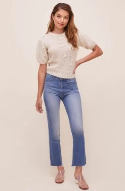 Giana Pearl Embellished Sweater 10 Giana Pearl Embellished Sweater -Chic Outfit Shop ACT16516 NATURAL 2