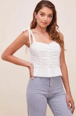 Duffy Sweetheart Neck Top