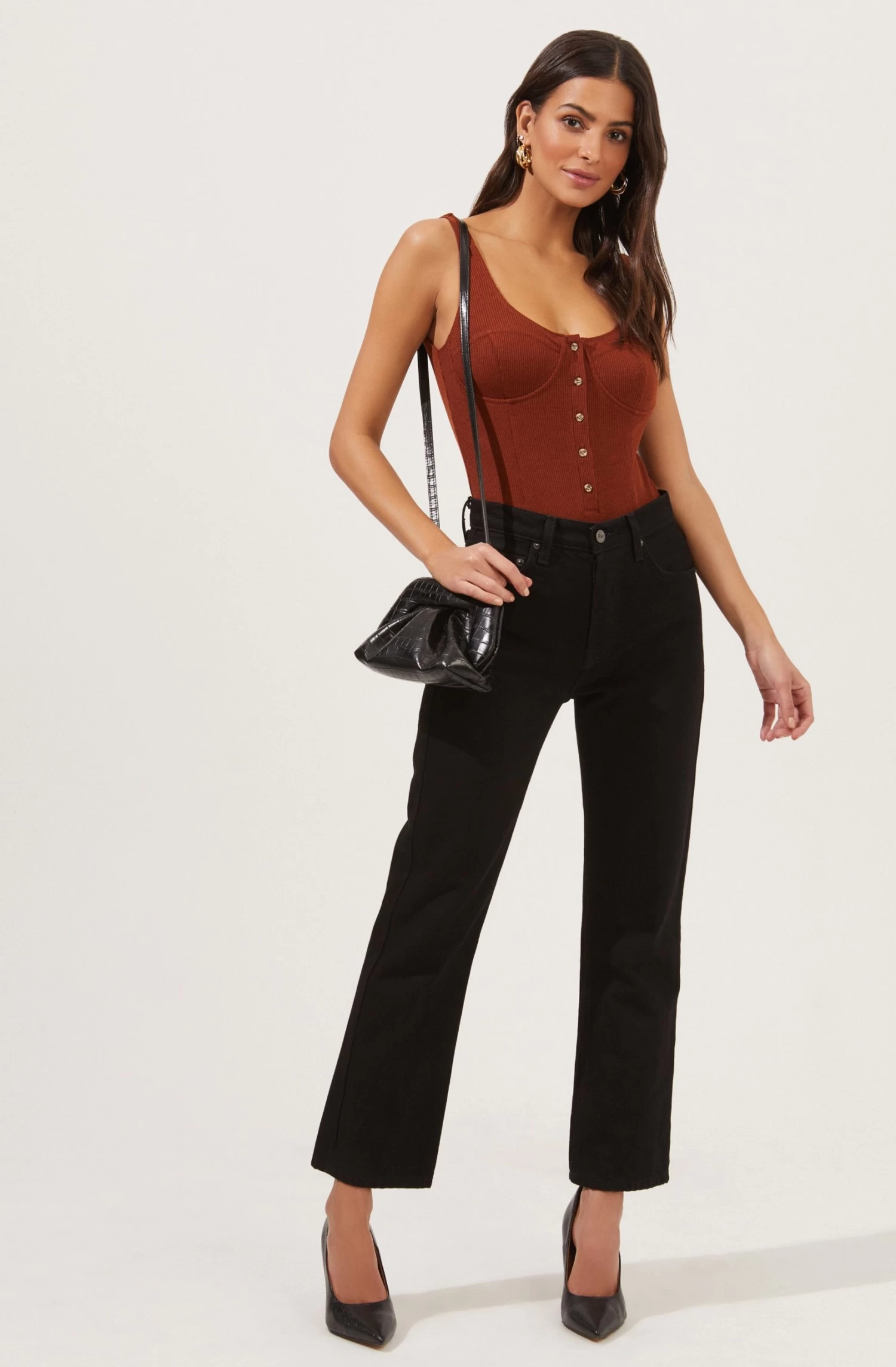 Tenderly Ribbed Knit Bustier Bodysuit 4 Tenderly Ribbed Knit Bustier Bodysuit - Image 2