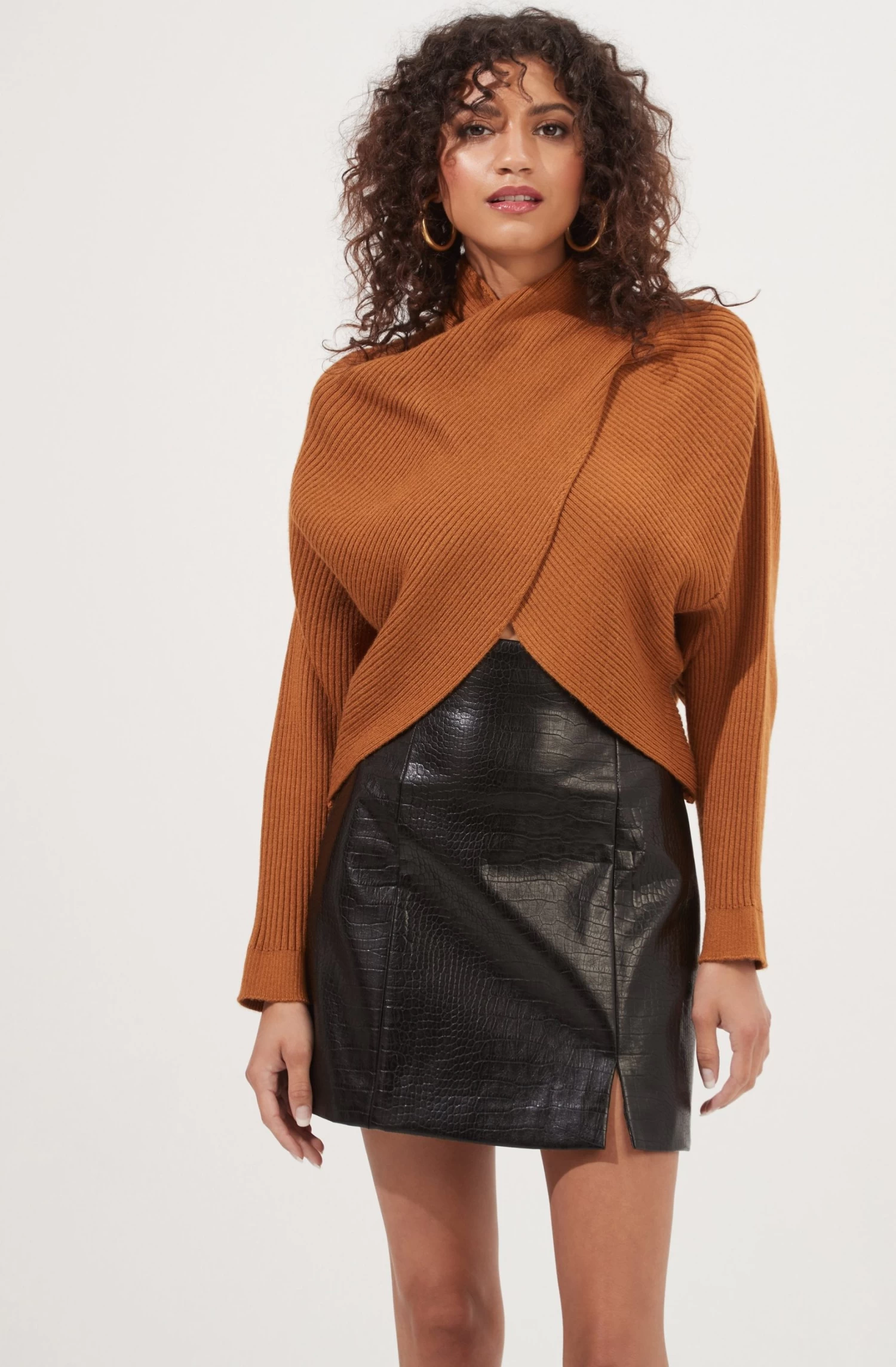 Rayn Ribbed Knit Wrap Front Sweater 13 Rayn Ribbed Knit Wrap Front Sweater - Image 11