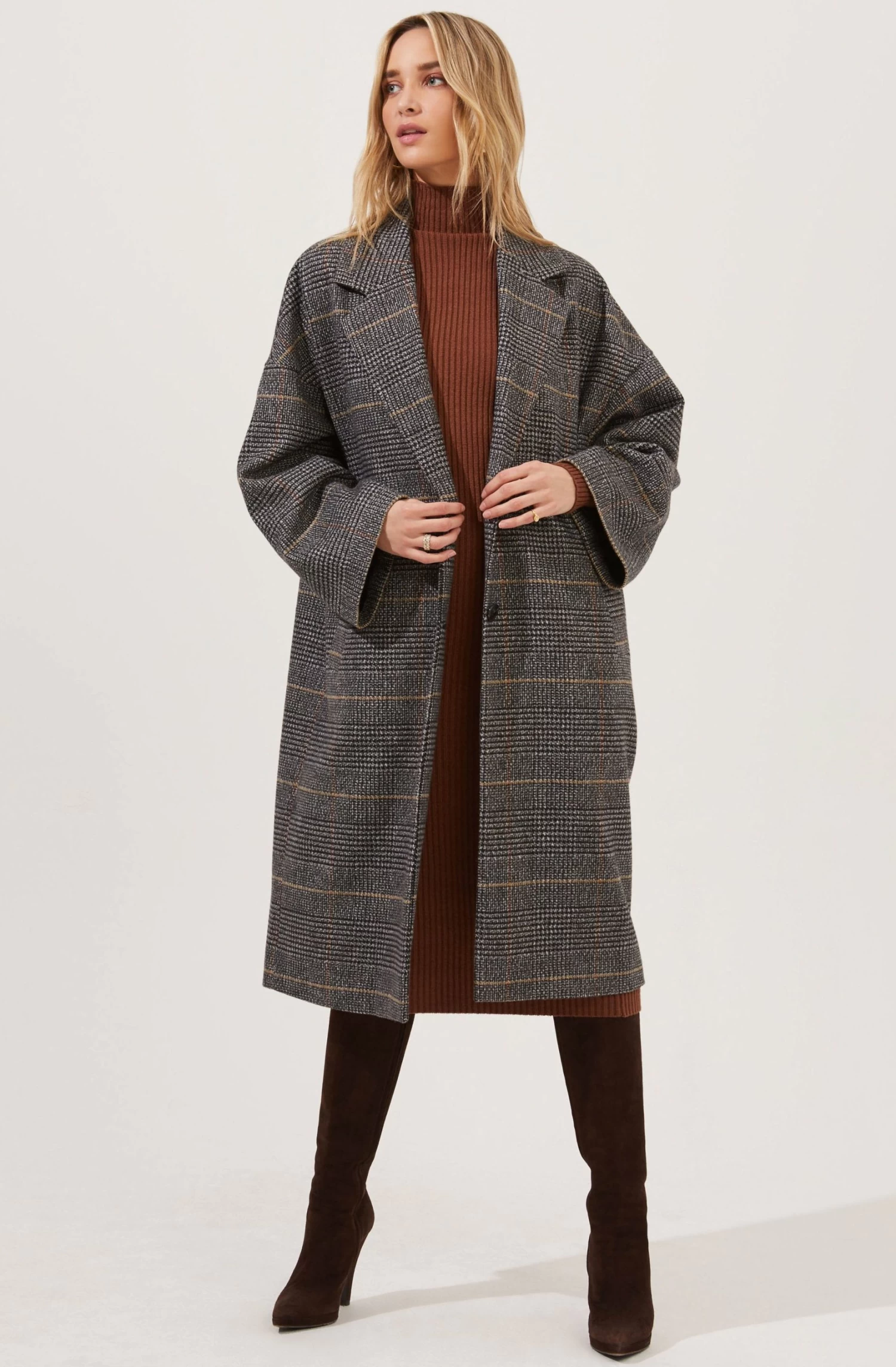 Evanston Plaid Oversized Coat 3 Evanston Plaid Oversized Coat