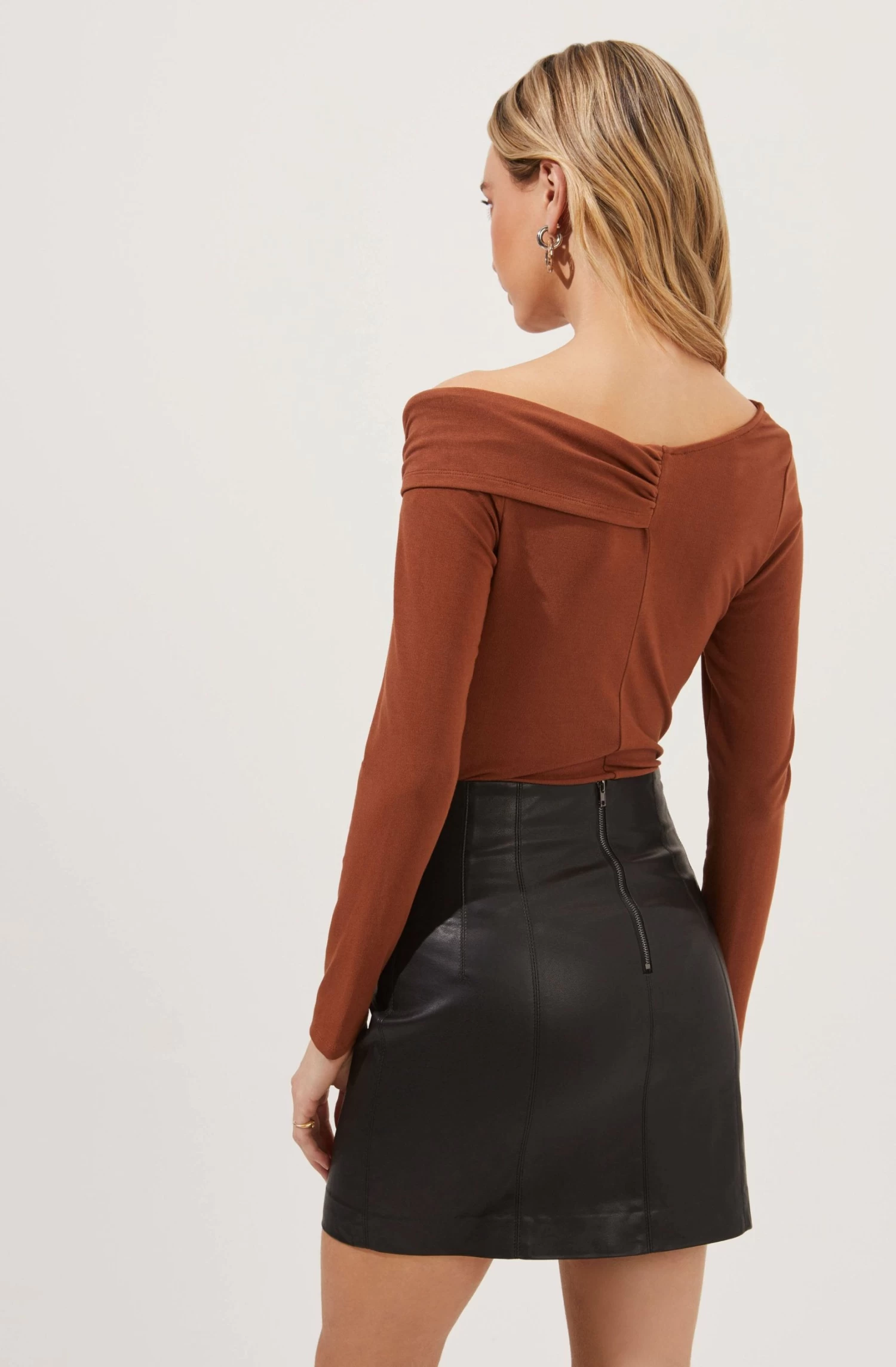 Meika Faux Leather Mini Skirt 6 Meika Faux Leather Mini Skirt - Image 4