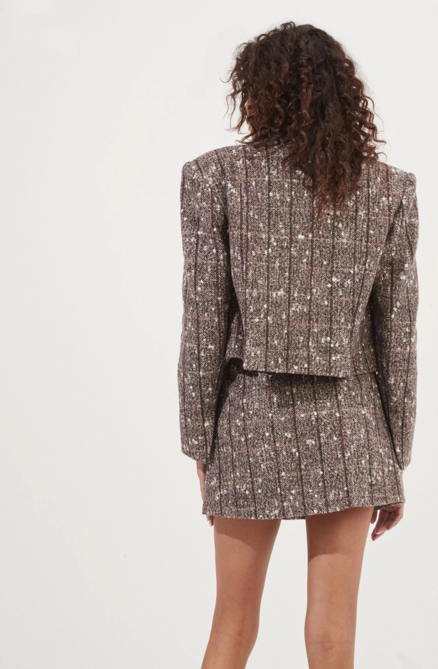 Christa Cropped Plaid Jacket 8 Christa Cropped Plaid Jacket - Image 6